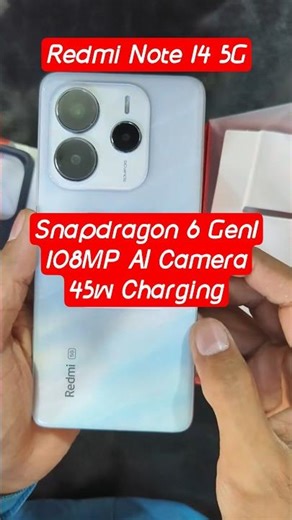 Redmi Note 14 Unboxing 🔥 | 108MP Camera, 5G Power & 120Hz Display | Budget King! #Shorts