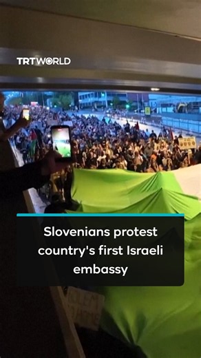 Thousands march in Slovenia against opening of Israeli embassy