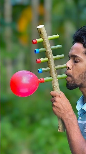 Creative Bamboo Diy Crafts with Balloon toys Idea #toy #handmade