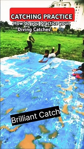 You Practice your Diving Catches👐Catching Drills?🧤 #shorts
