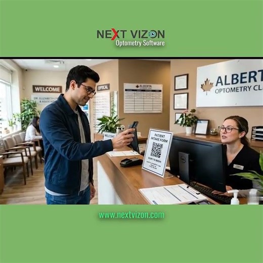 Digital Patient Intake form: Next Vizon Autofill AI #optometrists #eyeexam #optometry
