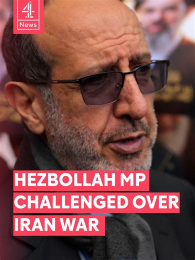 Hezbollah MP Ibrahim Al Moussawi told Channel 4’s Secunder Kermani that Hezbollah entered the conflict as an “opportunity to retaliate” against Israel and defend Lebanon. He said over 500 people have been killed by Israeli attacks in recent months, while Hezbollah claims it has never fired first. Some Lebanese see Hezbollah’s involvement as serving Iran’s interests rather than the country’s. Al Moussawi emphasised standing firm and shaping the conflict on Hezbollah’s own terms, despite ceasefire