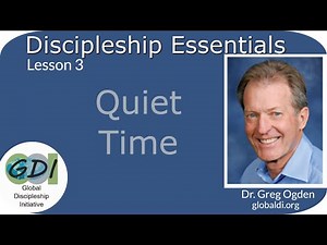 Lesson 3: Quiet Time