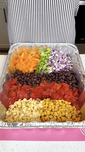 My family's favorite side dish I make an easy Cowboy Corn salad with red onion, corn, cherry tomatoes, black beans, olive oil, lime juice, salt, and pepper. | Amy L Daily Recipes