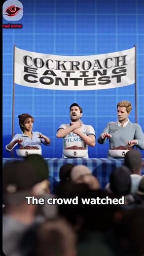 cockroach eating contest 🤮#shorts#3danimation
