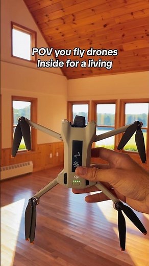 DJI Mini 3 - Can I Fly This Drone through a window? #drone #dji #djimini3 #asmr #dronevideo #drones