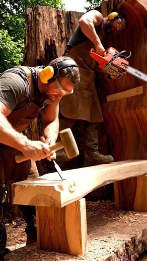 From Tree to Bench: Extreme Woodworking
