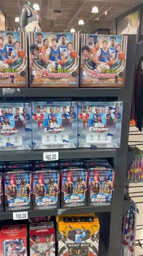 What would you buy from this DSG card section?Lots of Bowman basketball mega boxes and Topps Chrome soccer. 👀@CardPurchaser