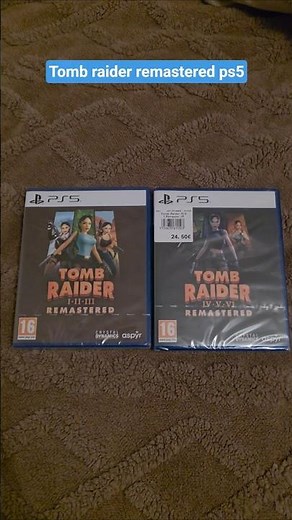 Tomb raider remastered ps5 collection jeux vidéo