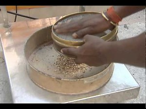 TEST FOR GRADING OF SAND