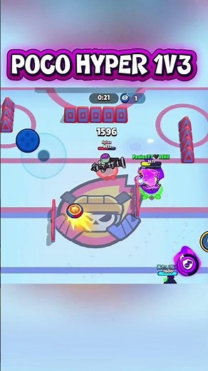 POCO LOCO HYPER 1V3 ☠️ #brawlstars
