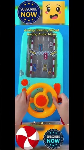 Exciting Kids Racing Game: Analog Steering Fun for Learning and Play!#kidsgames