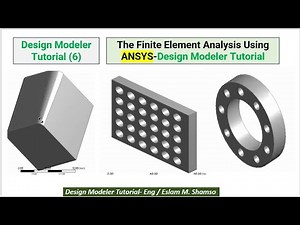 ANSYS- Design Modeler Tutorial-16- Extrude-Pattern -linear and Circular