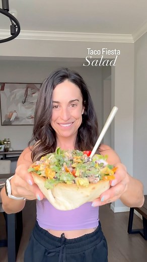 Bailey Rhatigan on Instagram: "Taco Fiesta Salad 🌮 loaded with toppings, juicy beef and served in a homemade crispy tortilla shell. This is a fun meal everyone will love. . For the full recipe Google 🔍 sailor bailey taco fiesta salad or click the link in my bio. You can also comment “Taco Salad” and I’ll send you the link! Xoxo . #food #taco #dinner #meal #yummy #instafood #instadaily #salad #beef"