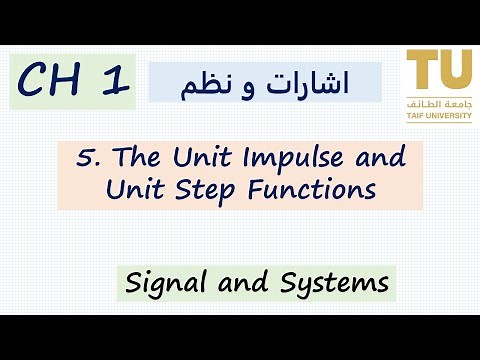 5. The Unit Impulse and Unit Step Functions