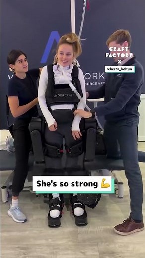 This device made me walk again, despite my quadriplegia! 👏 😍