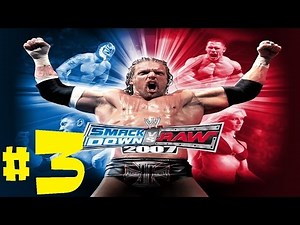 WWE Smackdown VS Raw 2007 Season Mode Playthrough Ep. 3 - 3 ON 1 HANDICAP MATCH
