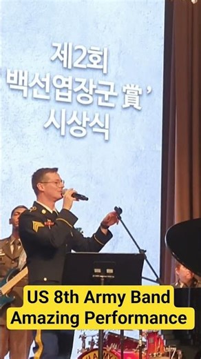 Amazing Christmas performance of US 8th Army Band