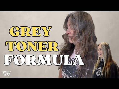 How to Achieve Perfect Grey Toning Color : Grey Hair Color Placement & Grey Color Formula Tips