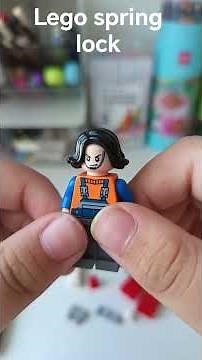 Lego spring lock