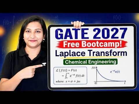 GATE 2027 | Chemical Engineering Laplace Transform Part 2 | By Ketika Mam