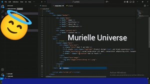 𝗨𝗻 𝘀𝗶𝘁𝗲 𝘄𝗲𝗯! HTML CSS JavaScript #html #css #javascript #code | Murielle Universe