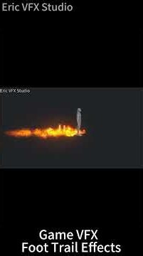 Unity Game VFX - Foot Trail Effects #gamevfx