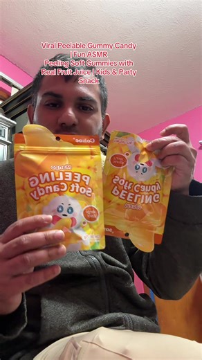 Viral Peelable Gummy Candy | Fun ASMR Peeling Soft Gummies with Real Fruit Juice | Kids & Party Snack