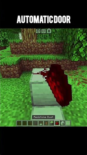 Minecraft Automatic Door 🤯 (World's Smallest Violin) #minecraft #shorts