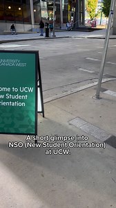 5.1K views · 51 reactions | We can't believe that NSO (New Student Orientation) is only a few weeks away!  Student Brand Ambassador Mrinal gives a quick glimpse of the on-campus NSO activities for new students. #MyUCW #UCanWest #UniLife #StudentLife | University Canada West | Facebook