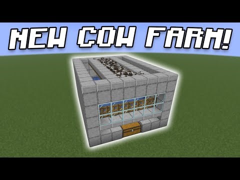 Building a POWERFUL COW FARM in Minecraft Survival!!