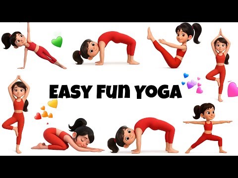 🧘‍♀️ Easy Exercise For Kids | Fun Poses For Children | Flexible Kids Yoga |