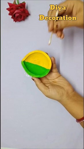 Beautiful Diya Decoration ideas for Competition#shorts#ytshorts#diya#diycrafts#diy#diwali#festival