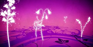 Vector flowers 6 loop