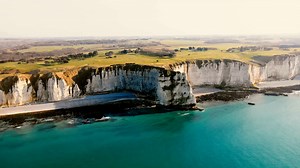 Aerial Wonders of Normandy: Drone Reveals French Coastal Beauty