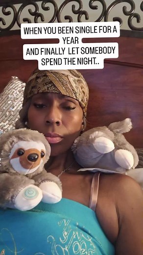 When you decide to let somebody spend the night after being single for a year #single #singleladies #singlelife🤘🏻 #singlelifebelike #peace