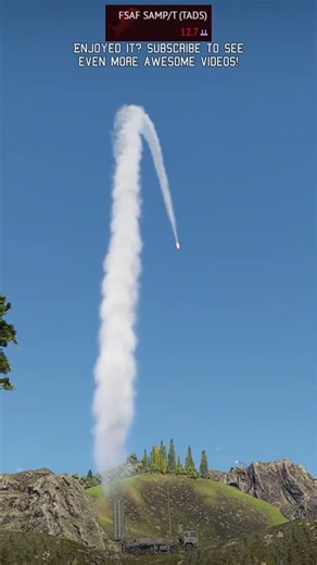 Day 256. Missile launch from the FSAF SAMP/T system #warthunder #italy