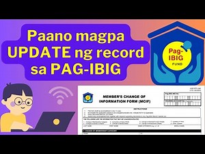 Paano magpa update ng record sa Pag-ibig | Pag-ibig update of membership records