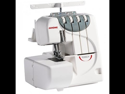 Janome 9300DX overlocker - Instructional video 2