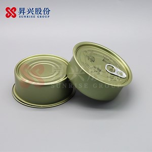 [Hot Item] Sunrise 838# Two-Piece Drd Draw-Redraw Steel Tin Cans for Sauce, Soup, Pet Food, Seafood, Meat