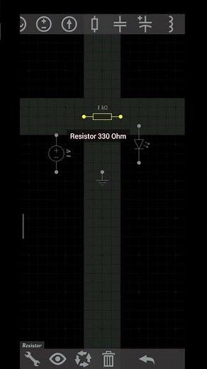 How to create circuit in Every circuit app