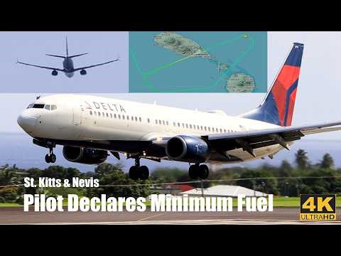 Delta Pilot Declares Minimum Fuel, Flight DL1986 (737-800) From Atlanta To St. Kitts, Caribbean