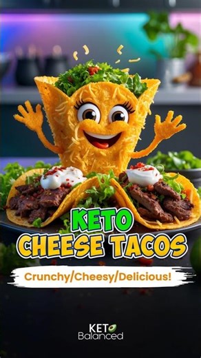 Keto Cheese Taco Shells – Crunchy, Low-Carb & SO Easy! 🌮🧀.