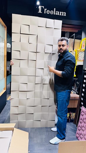 Heavy quality with new amazing design pu stone panel now available at cypress. Dm for rates 9186699955589 or 919888096889. #new #interior #interiordesign #interiorstylists #wallpanelling #trendingreels #latest #architect #trendy #pupanel #pustone #3d #3dpanel #wallpanels #heavy #quality #premium #beige #beauty #ordernow #display #dontmiss | Cypress building solutions