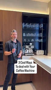 Every great kitchen needs a coffee machine. Here’s 3 cool ways to make that dream a reality… #kitchendesign #kitcheninspiration #modernkitchen #germankitchen | Black Rok Kitchen Design