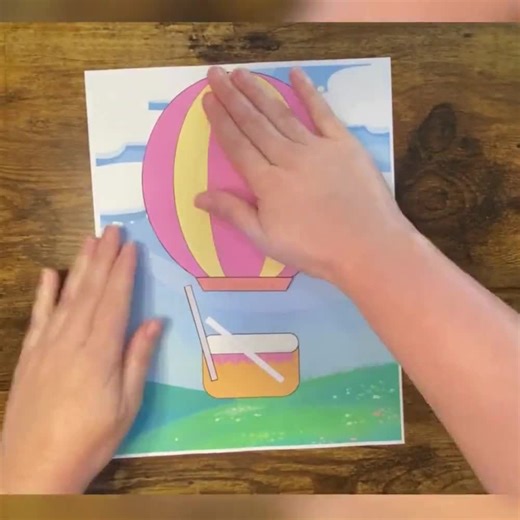 Build a 3D Hot Air Balloon Craft Printable for Kids, Cut and Paste Hot Air Balloon Activity, Classroom Art Project, Instant Download PDF - Etsy