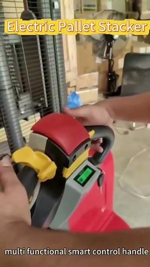 2 ton 1.6m full electric pallet stacker electric forklift hydraulic electric stacker