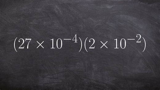 Finding product of two numbers when they are in scientific notation