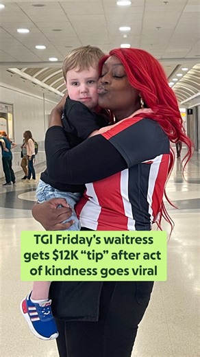 Earlier this month, Brittany Bell was reunited with two-year-old Beckham and his mom, Chalaine, at Atlanta?s airport, the same place where her simple act of kindness first went viral. After Brittany comforted Beckham during a tough travel day, the internet showed up in a big way. Supporters helped raise more than $12,000 as a ?tip? to thank her for her compassion. At their reunion, she was surprised with a big check, a gift she says will help her move one step closer to homeownership. Check out 