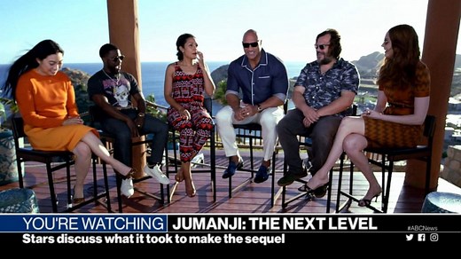 ‘Jumanji: The Next Level’ cast discusses sequel